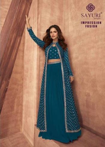 Impression Fusion By Sayuri Designer Partywear Readymade Dress Collection